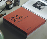 Printworks Orange Coffee Table Photo Album- Life in Pictures