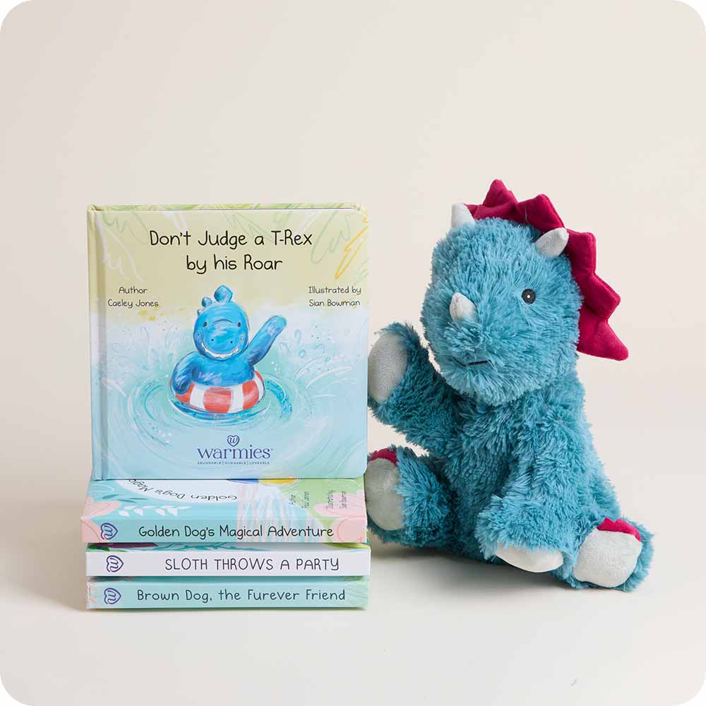Don't Judge A T-Rex By His Roar Board Book | Warmies®