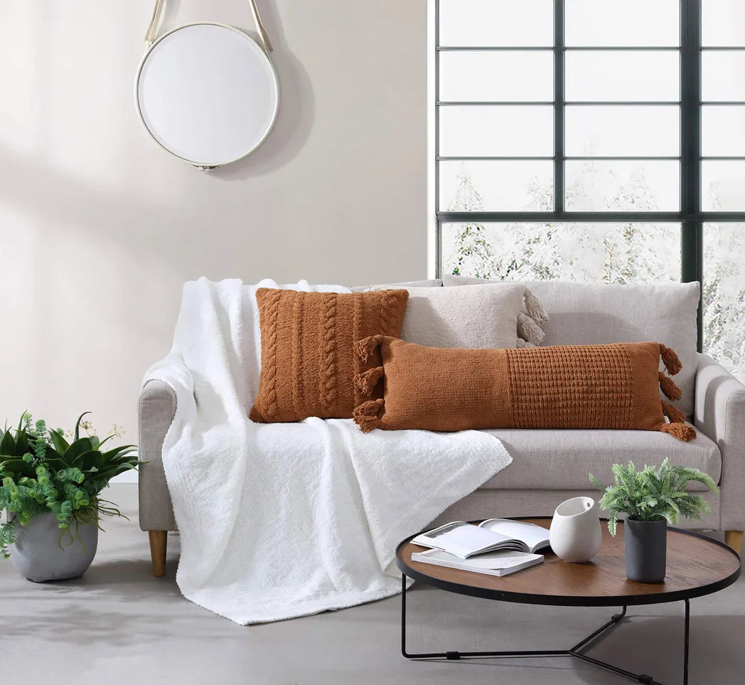 Off White Snug Lap Throw