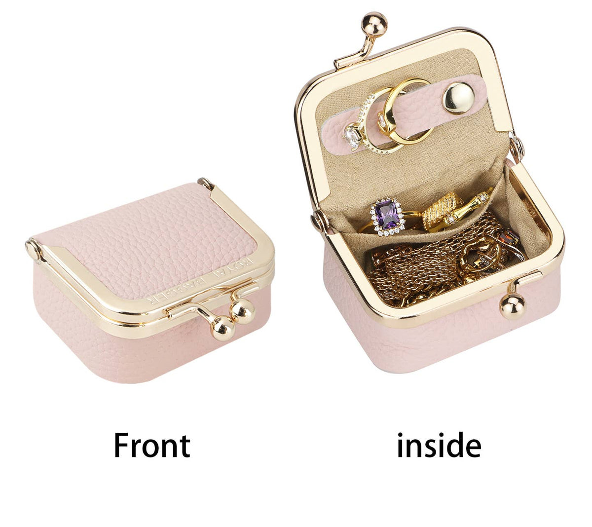 Mini Kiss-Lock Jewelry & Coin Case - 2 Styles