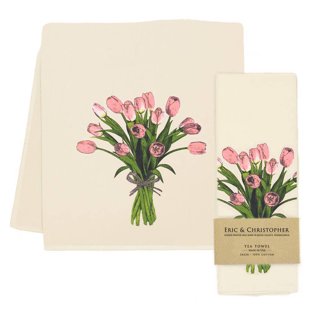 Spring Tulips Tea Towel | Eric & Christopher