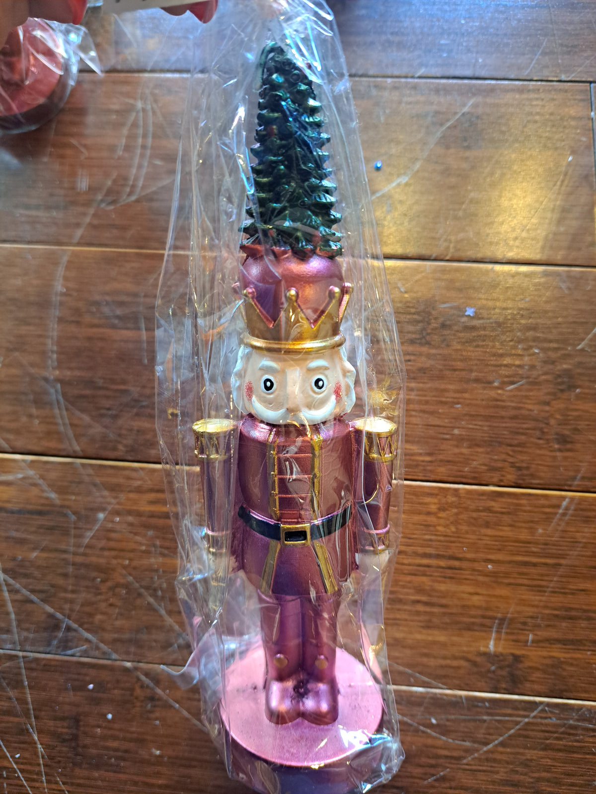 Nutcracker with Tree Candle