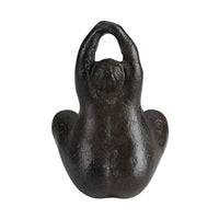 Woman Meditating Sculpture, Cast Iron