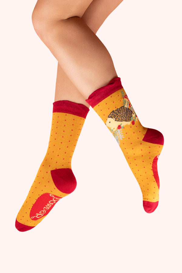 Nesting Hedgehog - Ankle Socks