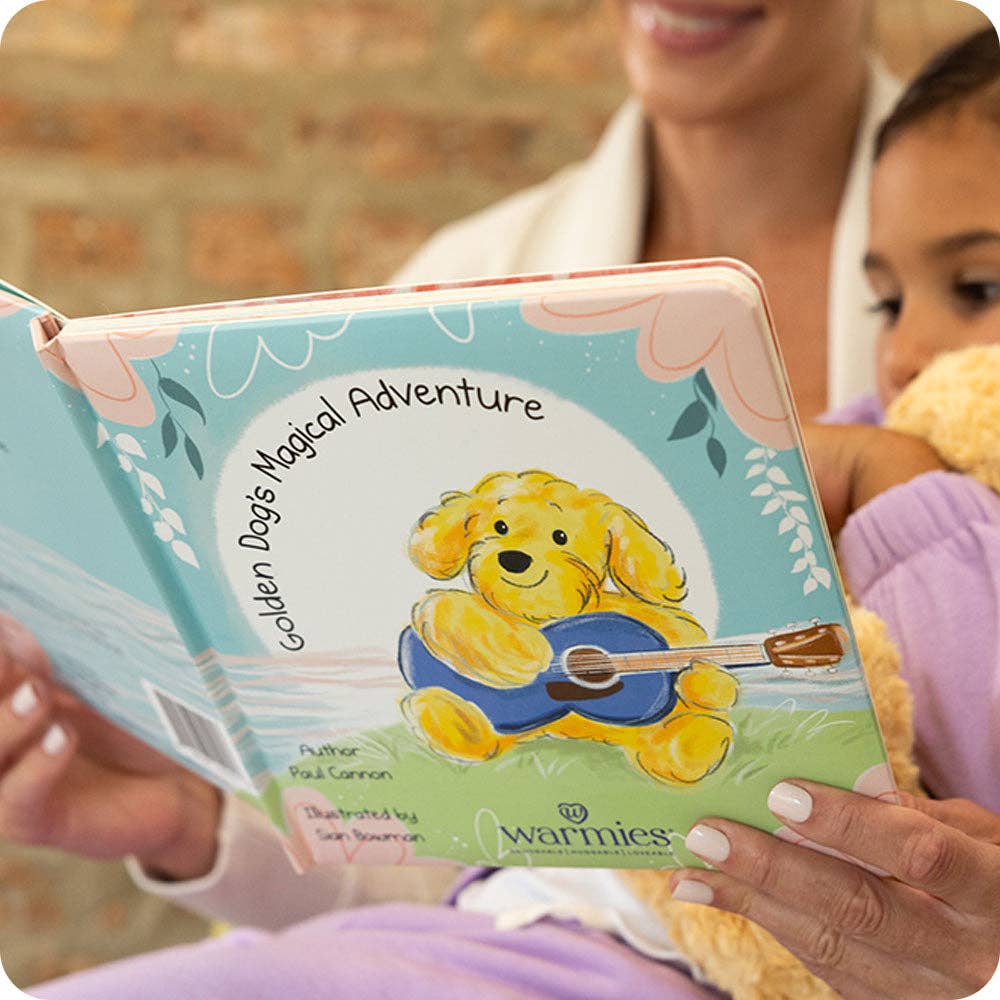 Golden Dog's Magical Adventure Board Book | Warmies®