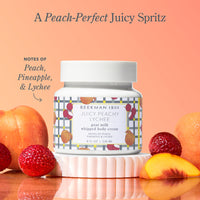 Juicy Peach Lychee Whipped Body Cream 8 oz. | Beekman 1802