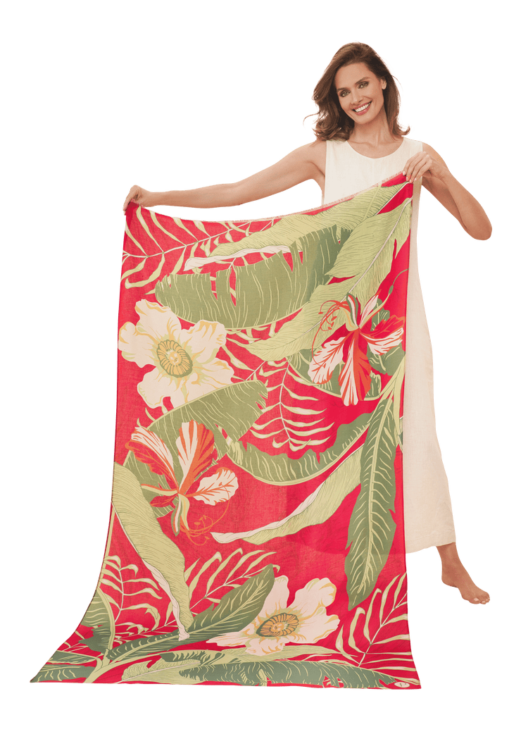 Tropical Scarf Wrap