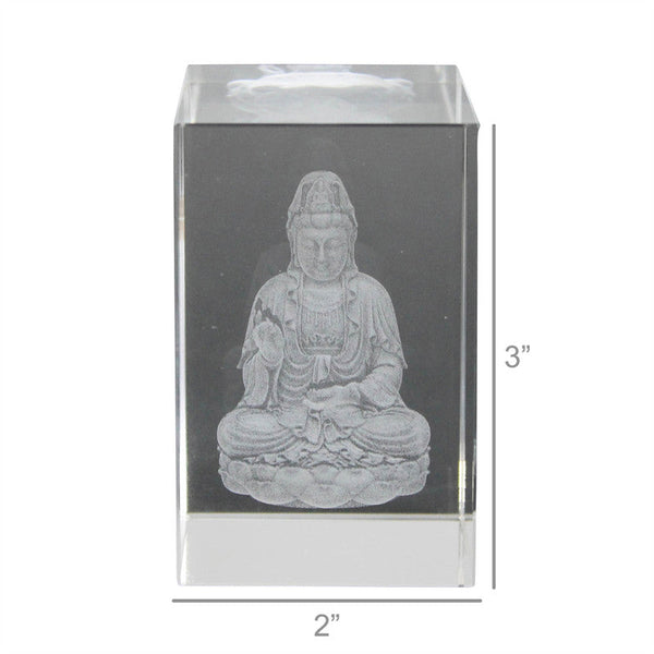 Glass Hologram - Quan Yin