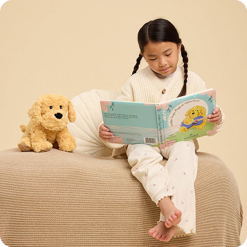 Golden Dog's Magical Adventure Board Book | Warmies®