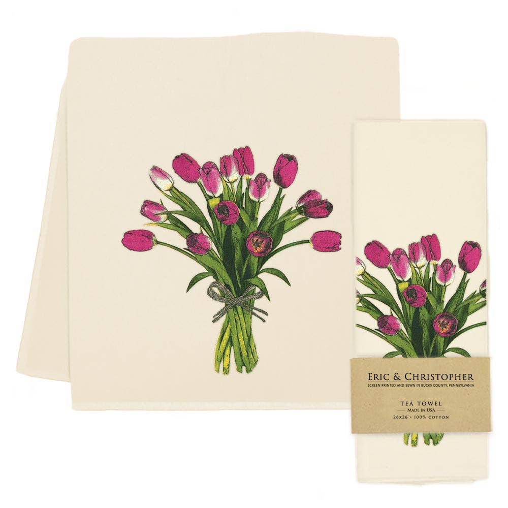 Spring Tulips Tea Towel | Eric & Christopher
