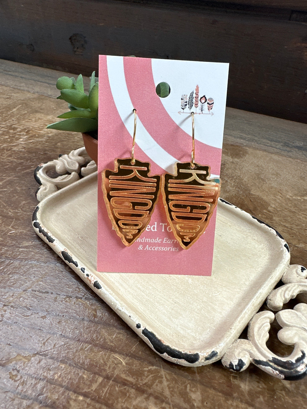 Kingdom Arrowhead Earrings