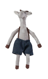 Plush Safari Animals in Clothes - 7 1/2"