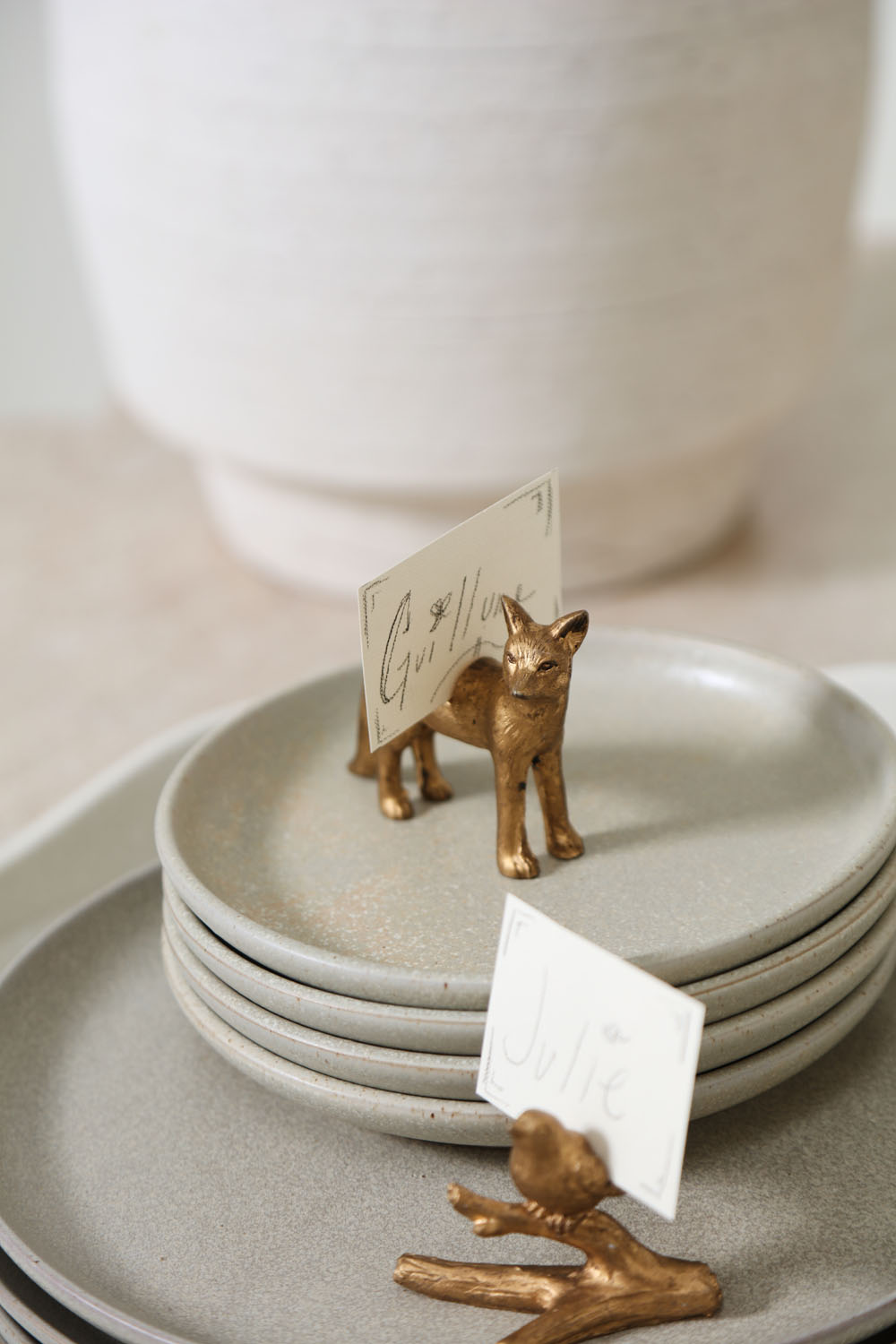 Enchanted Fox Name Card
