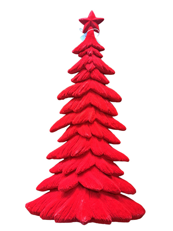16" Flocked Tree