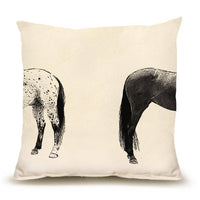 Kissing Horses Medium Pillow - Eric & Christopher