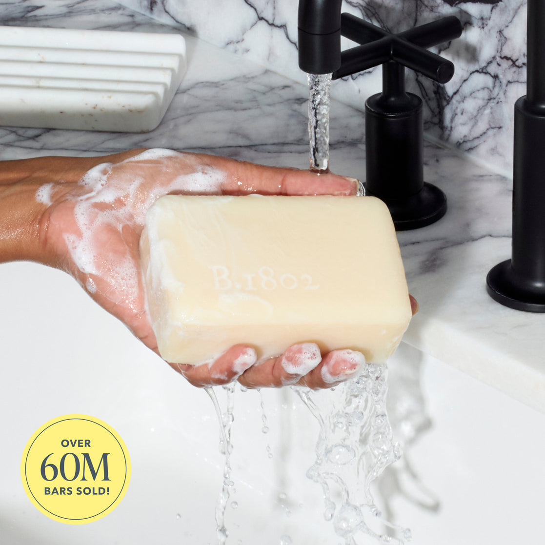 White Chocolate Strawberry Goat Milk Soap - Beekman 1802