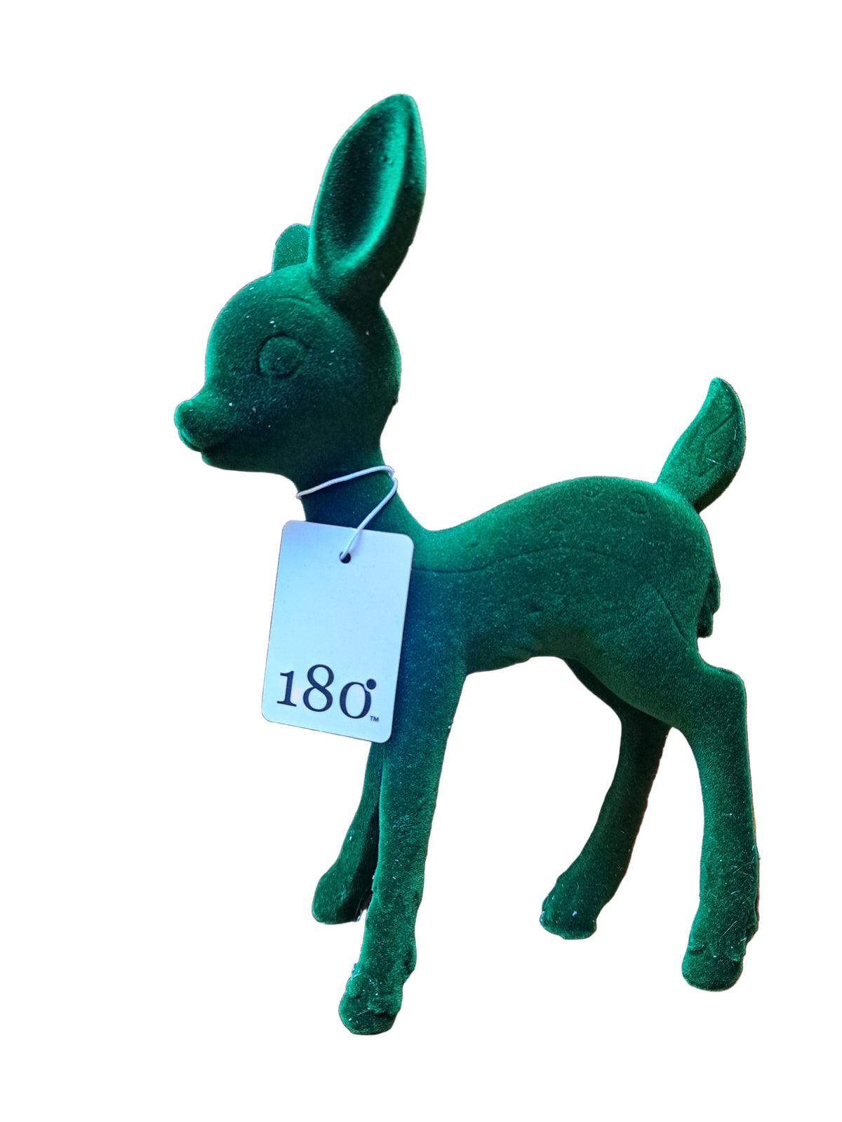 Flocked Standing Reindeer