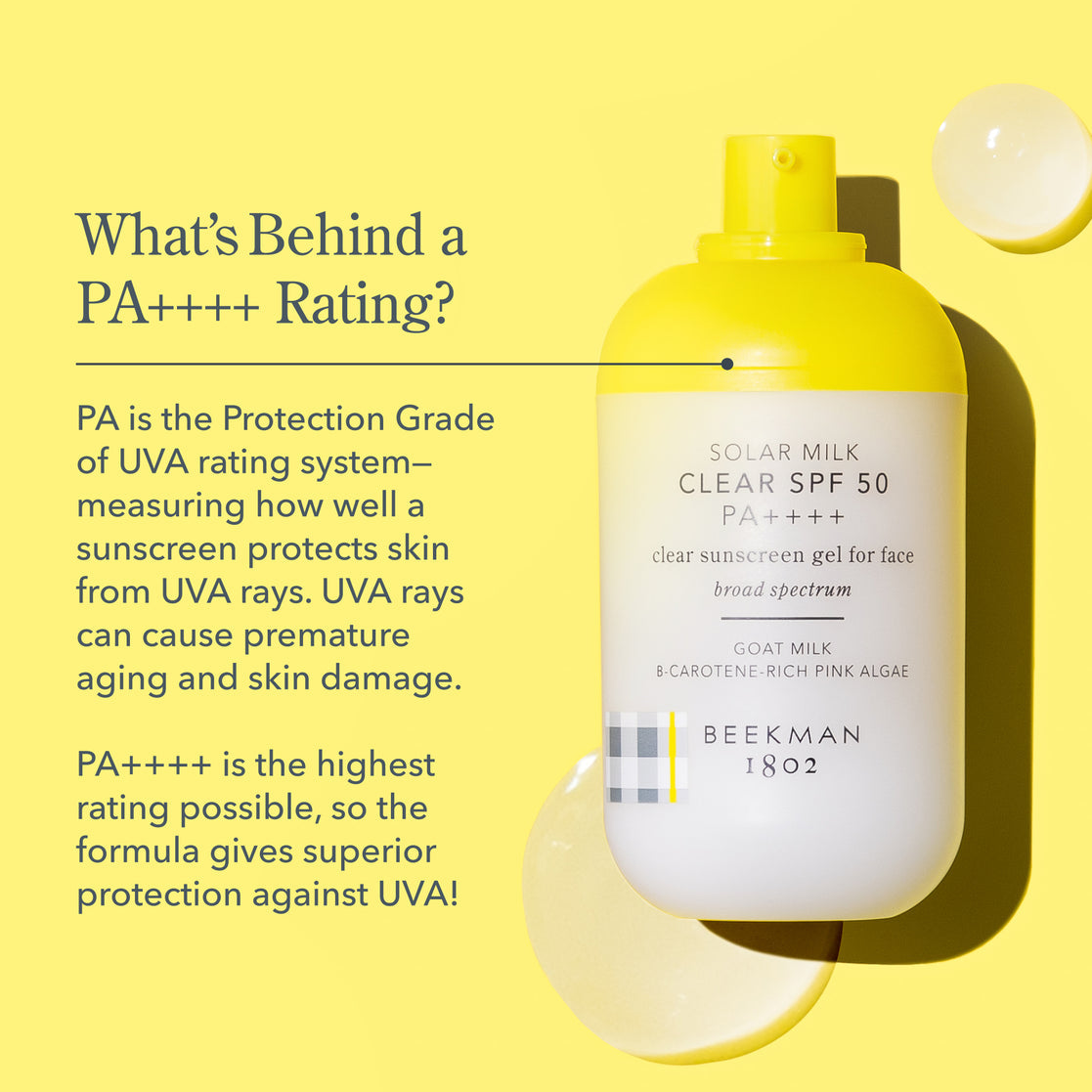 Solar Milk Clear SPF 50 Sunscreen Gel for Face