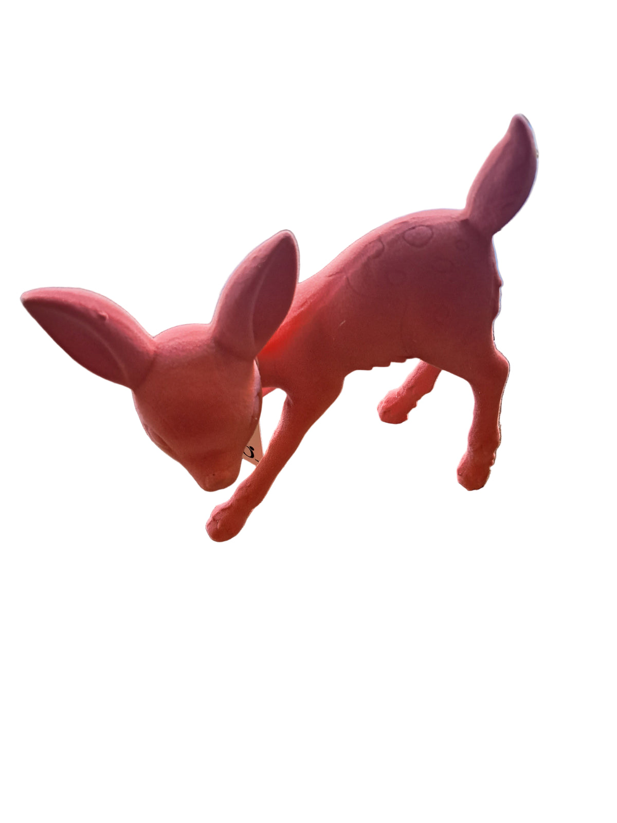 Flocked Standing Reindeer