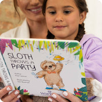Sloth Throws A Party Book | Warmies®
