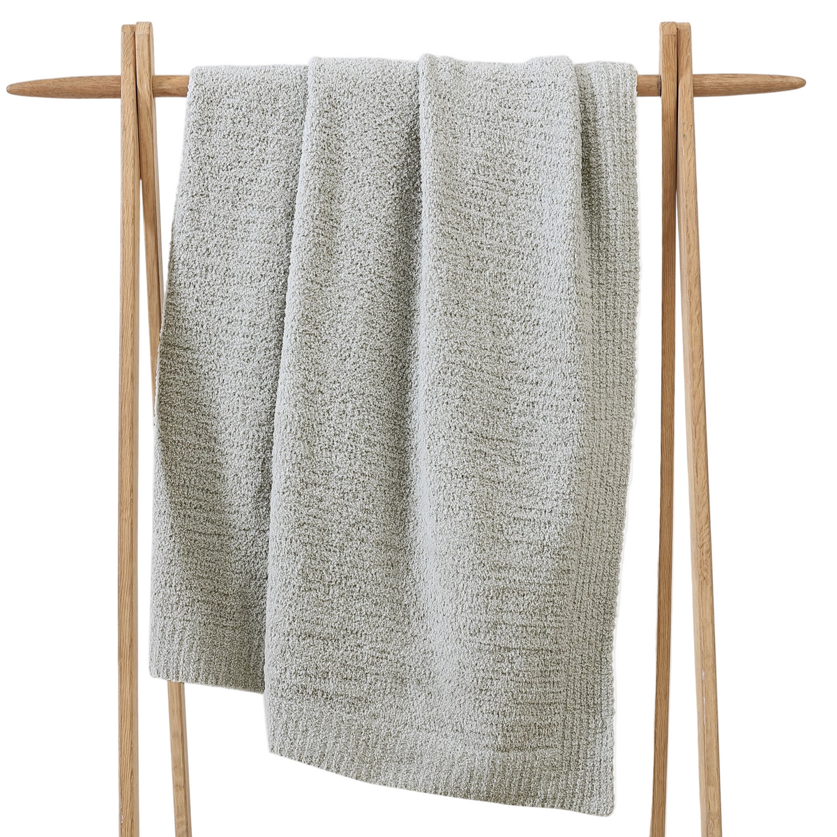 Cloud Grey Snug Lap Throw