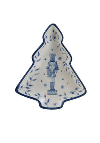 Ceramic Shaped Dish with Holiday Image, 3 Styles
