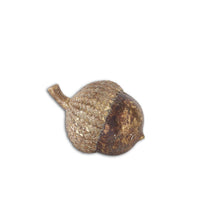 Gold Gilded Resin Acorn, 2 Sizes