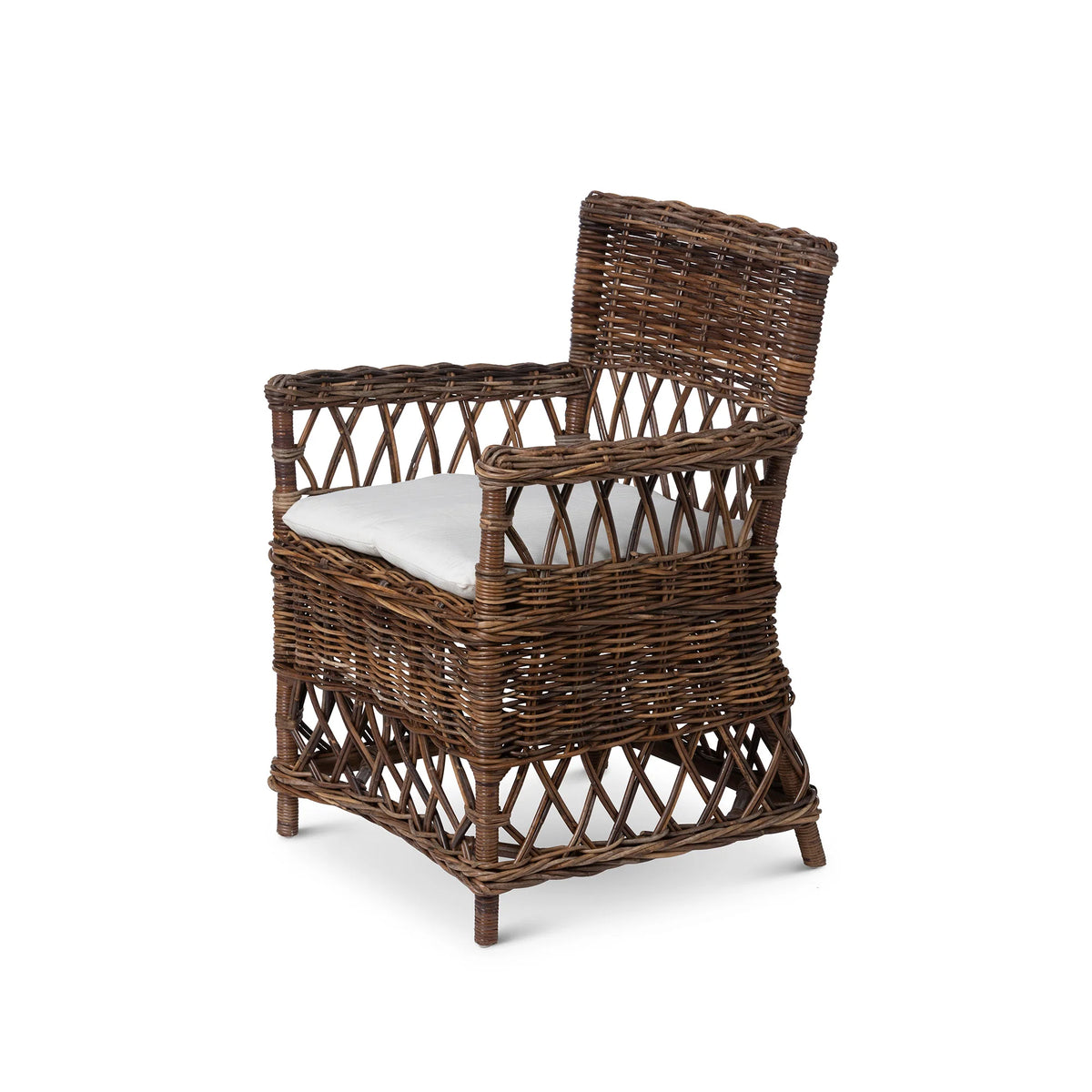 Woven Rattan Plantation Chair