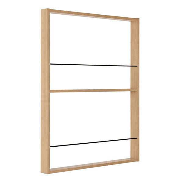 Steiner Beech Square 2-Tier Kids Wall Mounted Bookshelf | Danya B