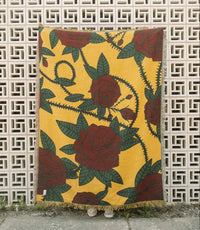 Thorny Rose Woven Throw Blanket