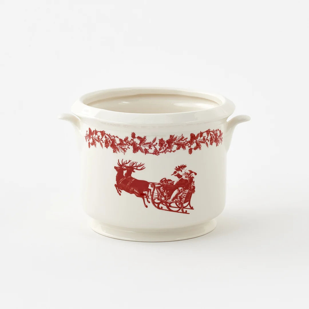 Vintage Porcelain Champagne Bucket / Cache Pot