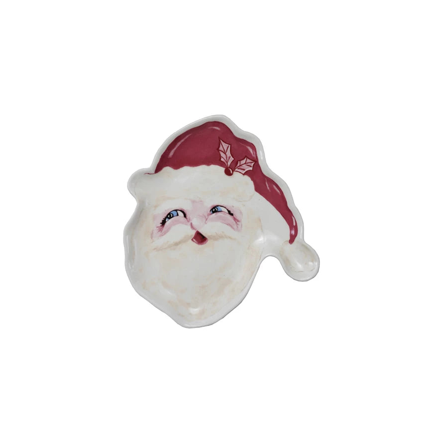 Stonewear Santa Plate