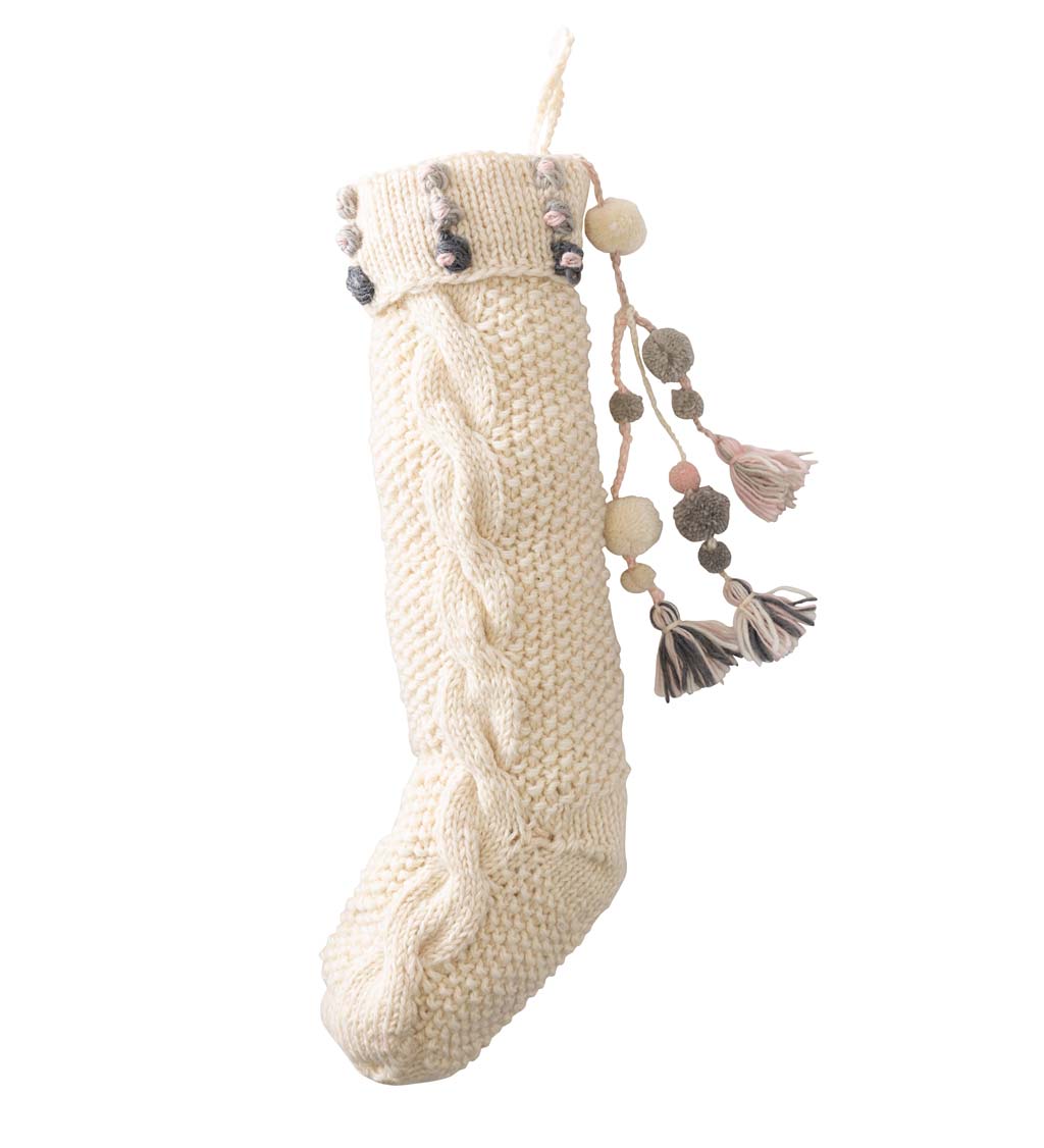 Hand Knit Stocking