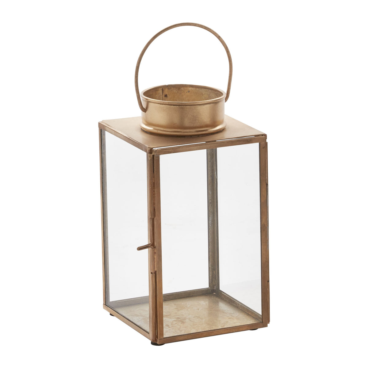 Gold Votive Lantern - Large