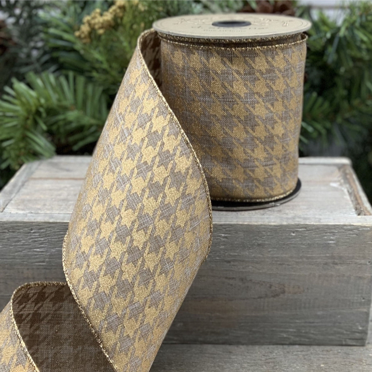 Hopsack Houndstooth Ribbon