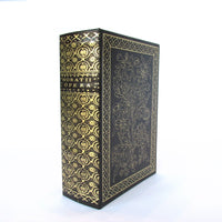 Oversized Black & Gold Book Box