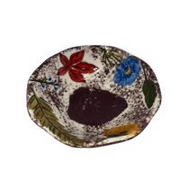 Handpainted Floral Dish