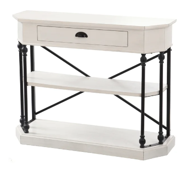 White Console Table