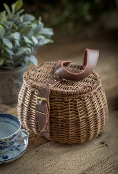 Small Wicker Fishing Basket