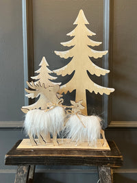 Laser Cut Trees and Deer