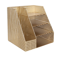 Gold Desk Organizer