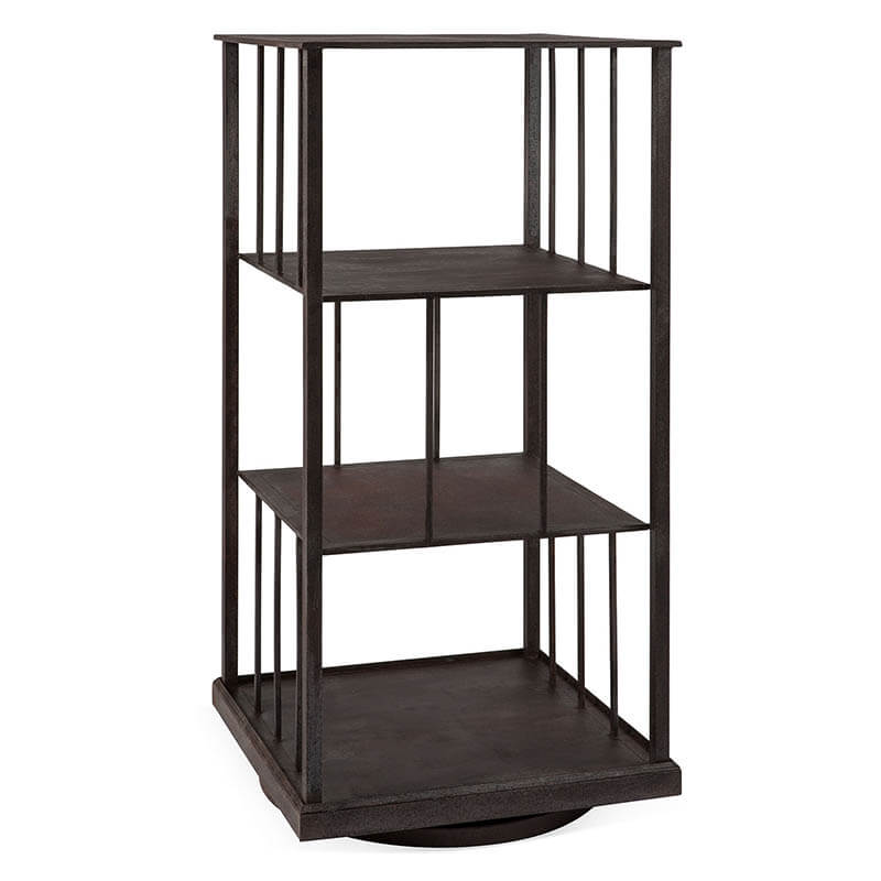 Revolving Iron Bookcase