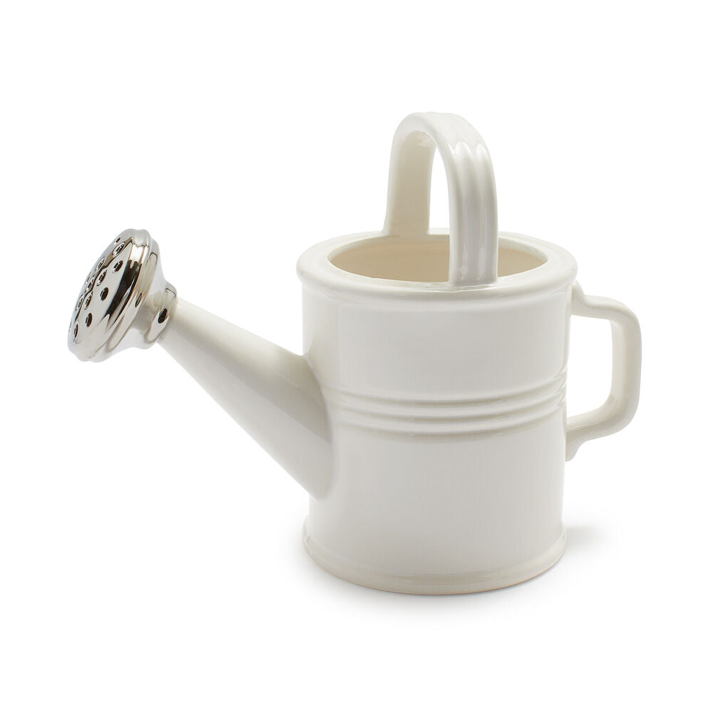 White Watering Can